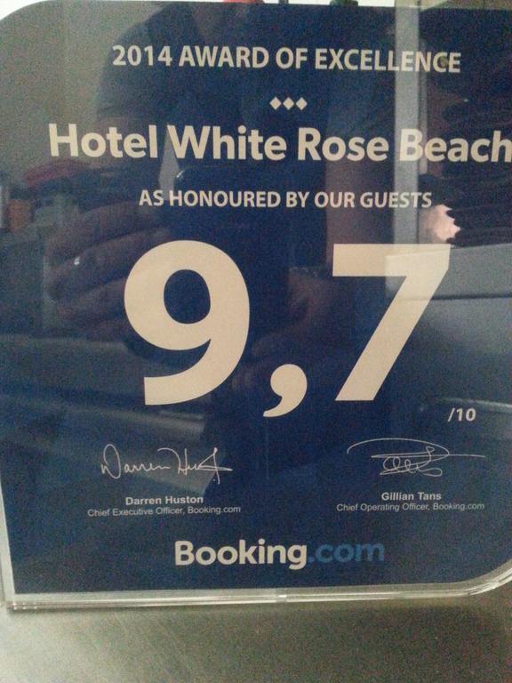 Hotel White Rose Beach Olympiakí Aktí エクステリア 写真